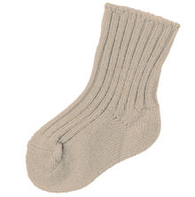 Sokker i ull, beige