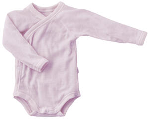 Prematurkläder - Märken - Joha - Body i ull, rosa