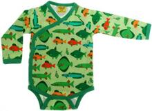 Body, green fish